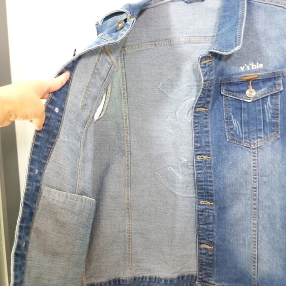 Cell Angel's jean jacket vest CELL PHONE - Picture 8 of 9